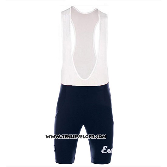 2018 Maillot Ciclismo Eroica Vino Fonce Bleu Manches Courtes et Cuissard